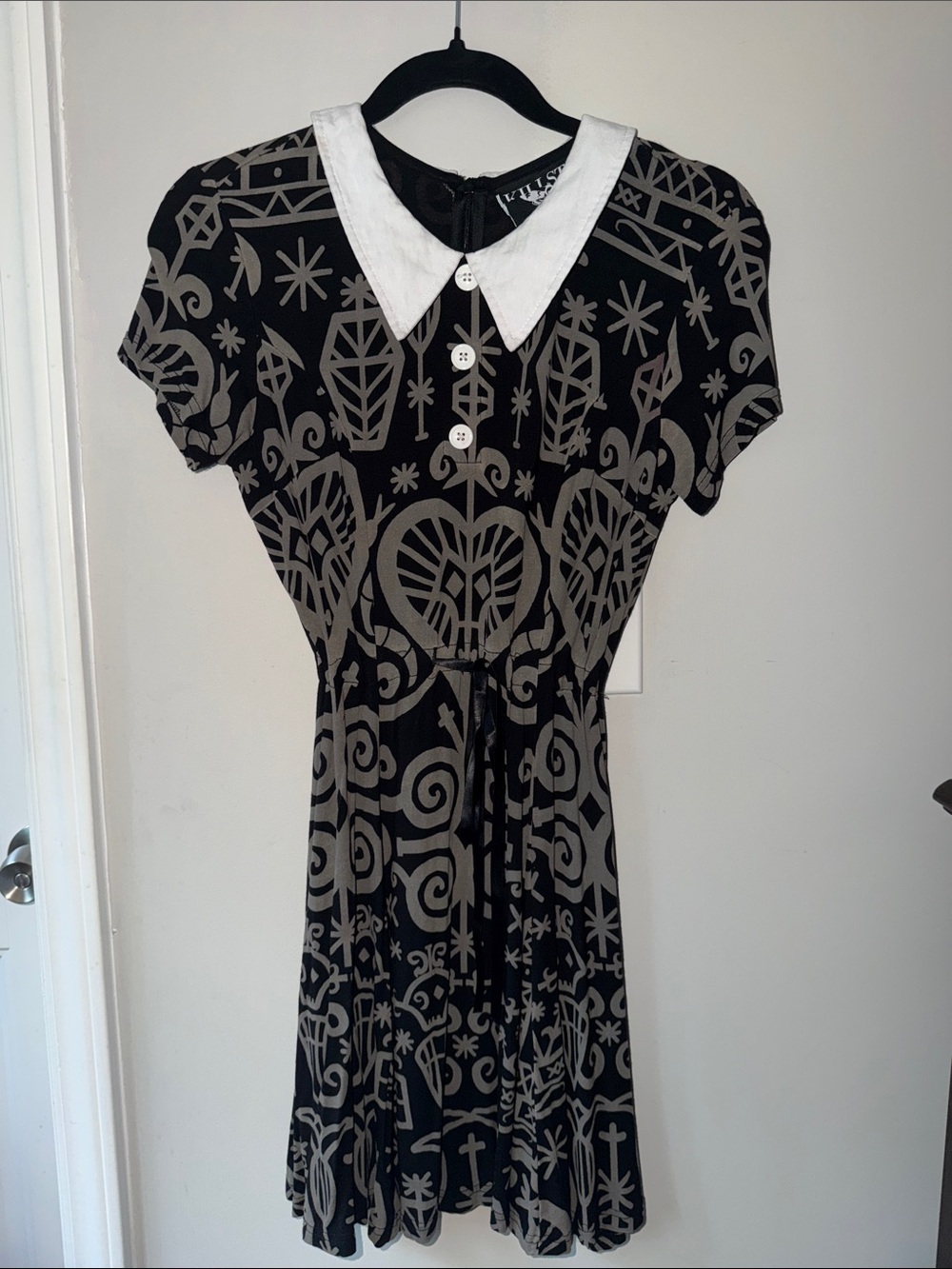 killstar dark academia wednesday addams goth dress